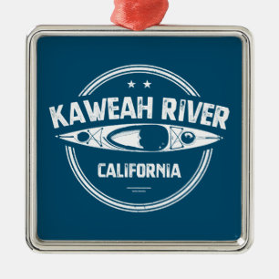 Ornamento De Metal Kaweah River California Kayaking