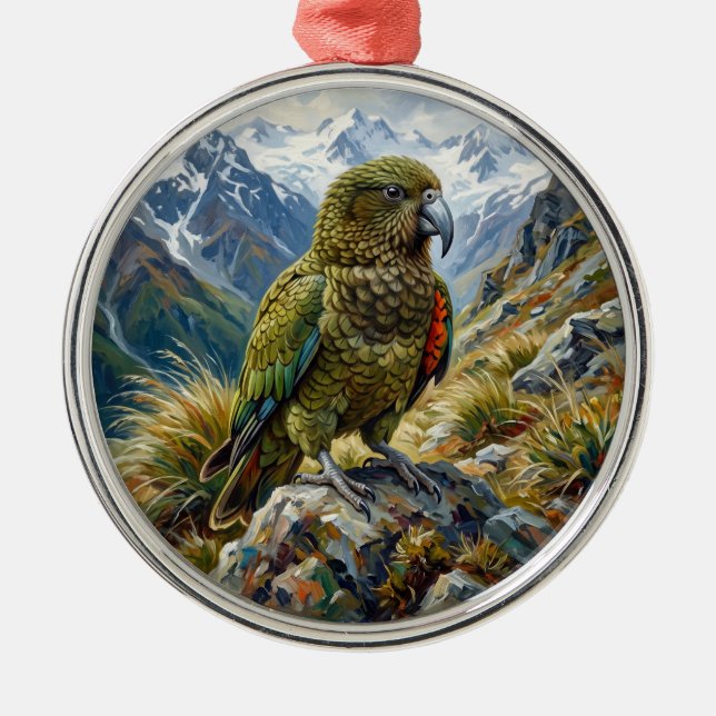 Ornamento De Metal Kea (Frente)