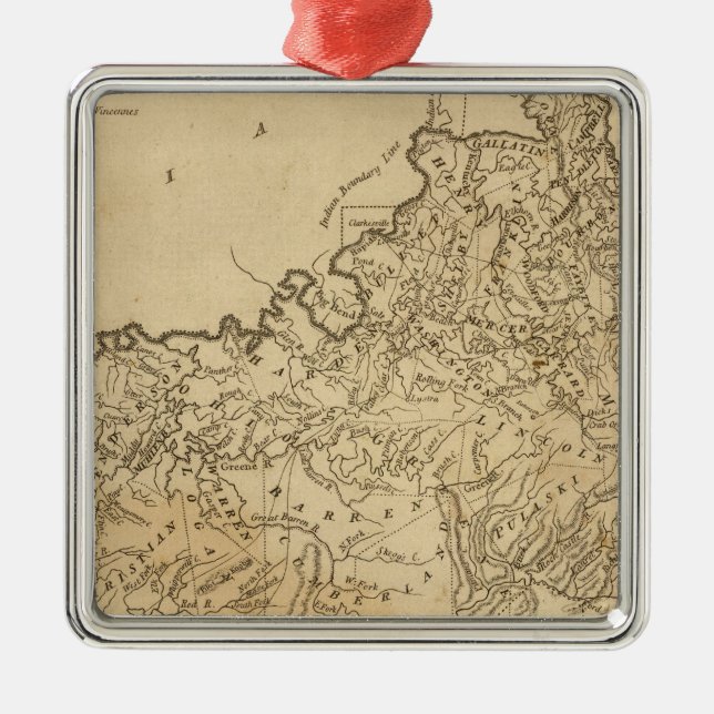 Ornamento De Metal Kentucky (Frente)