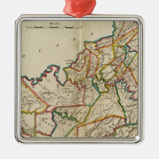 Ornamento De Metal Kentucky 6 (Frente)