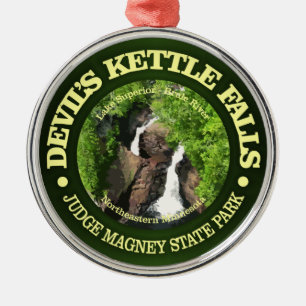 Ornamento De Metal Kettle Falls do Diabo