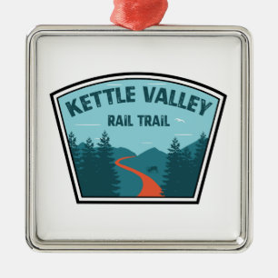 Ornamento De Metal Kettle Valley Rail Trail British Columbia