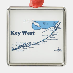 Ornamento De Metal Key West.