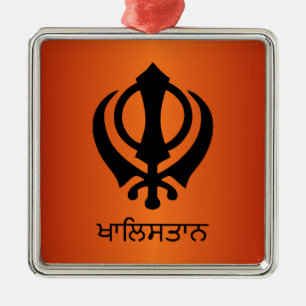 Ornamento De Metal Khalistan