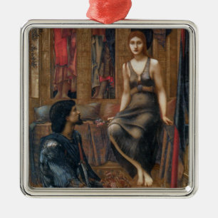 Ornamento De Metal King Cophetua e Beggar Maid (por Burne-Jones)