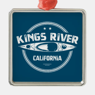 Ornamento De Metal Kings River California Kayaking