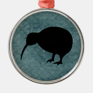 Ornamento De Metal Kiwi