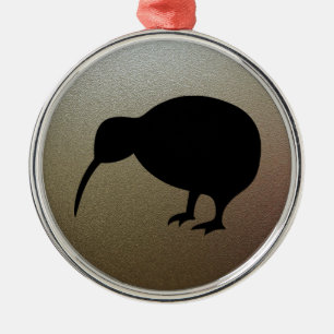 Ornamento De Metal Kiwi