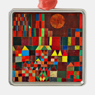 Ornamento De Metal Klee - Castelo e Sol