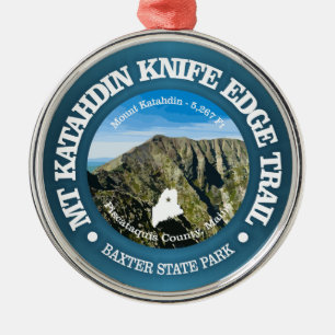Ornamento De Metal Knife Edge Trail (Katahdin)