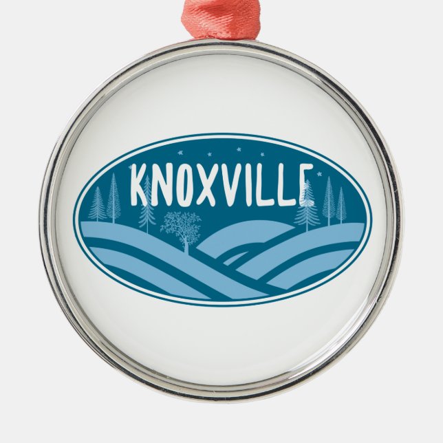 Ornamento De Metal Knoxville Tennessee ao ar livre (Frente)