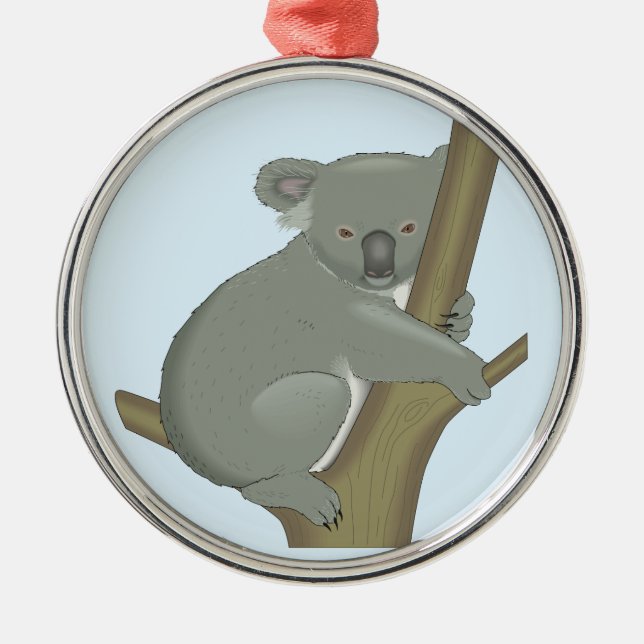 Ornamento De Metal Koala (Frente)