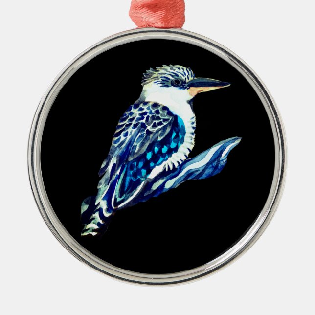 Ornamento De Metal Kookaburra (Frente)