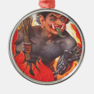 Ornamento De Metal Krampus
