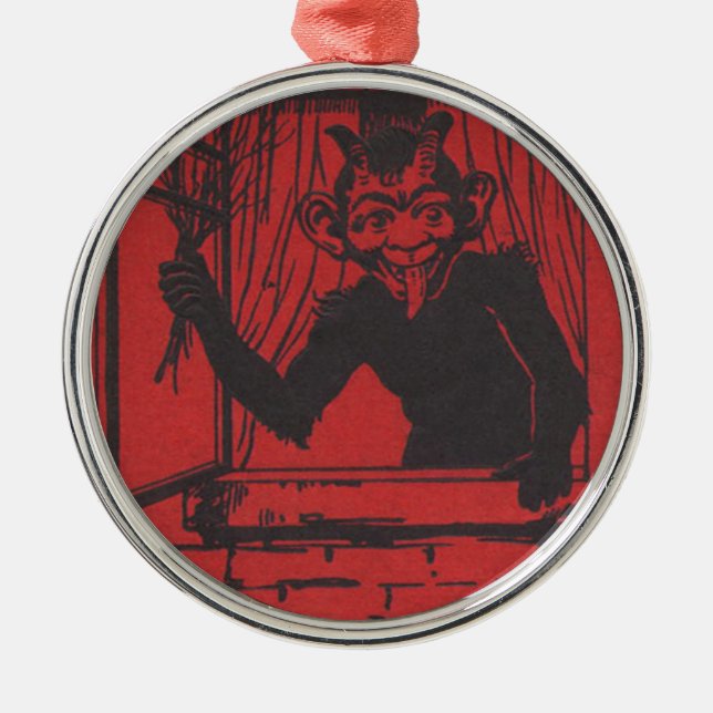 Ornamento De Metal Krampus (Frente)