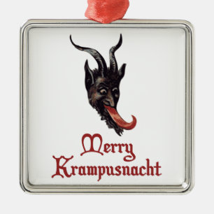 Ornamento De Metal Krampusnacht alegre