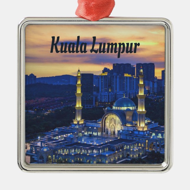 Ornamento De Metal Kuala Lumpur (Frente)