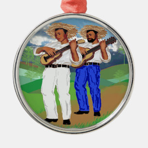 Ornamento De Metal La Parranda Navideña!