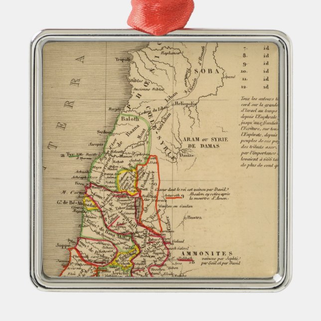 Ornamento De Metal La Terre Sainte Salomon sous (Frente)