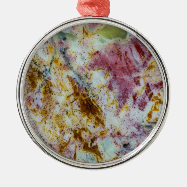 Ornamento De Metal Laboratório de Opalite Verde Australiano (Frente)