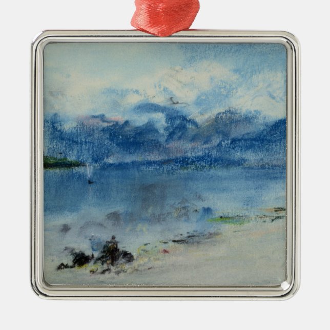Ornamento De Metal Lago Maggiore (Frente)