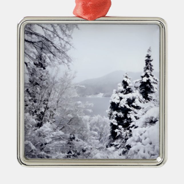 Ornamento De Metal Lago Nojiri Ornament (Frente)
