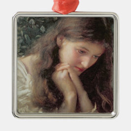 Ornamento De Metal Lágrimas Incultas (Bela Mulher em Lágrimas)