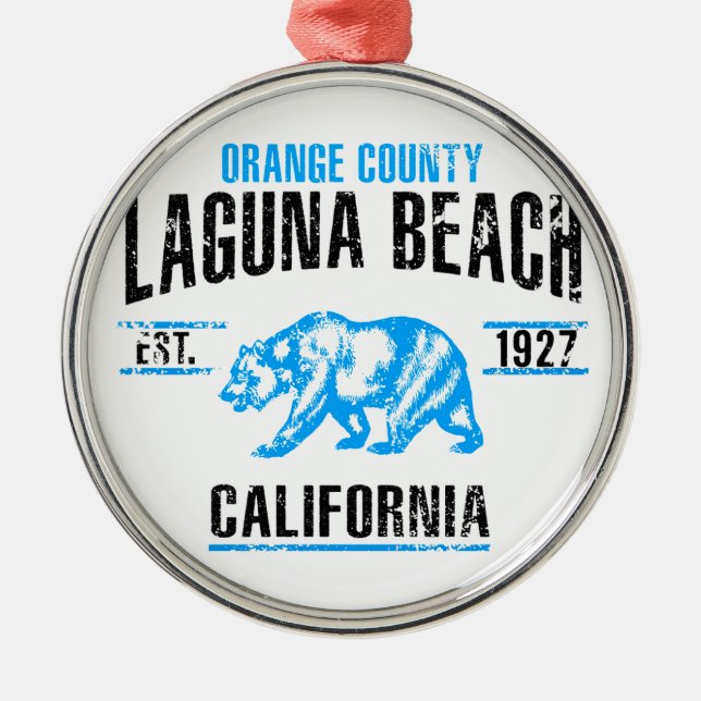 Ornamento De Metal Laguna Beach (Frente)