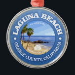 Ornamento De Metal Laguna Beach (C)<br><div class="desc">Laguna Beach,  Orange County,  Califórnia.</div>