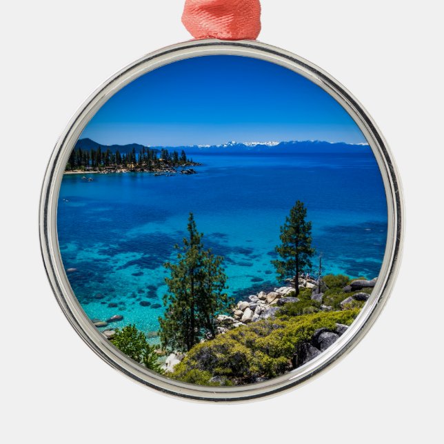 Ornamento De Metal Lake Tahoe (Frente)