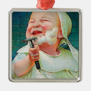 Ornamento De Metal Lâmina de segurança de Gillette - comece o Shave