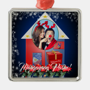 Ornamento De Metal Lanterna filipina, Parol, bandeira, caixa de