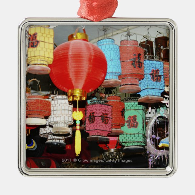 Ornamento De Metal Lanternas chinesas em China (Frente)