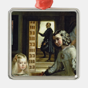Ornamento De Metal Las Meninas ou família de Philip IV, c.1656 2