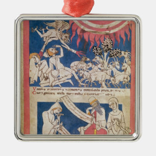 Ornamento De Metal Latino 7253 15 675, f.4v: Trabalho que está sendo