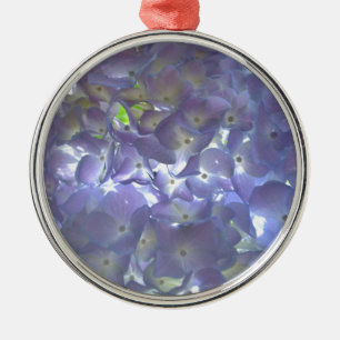 Ornamento De Metal Lavanda Hydrangeas