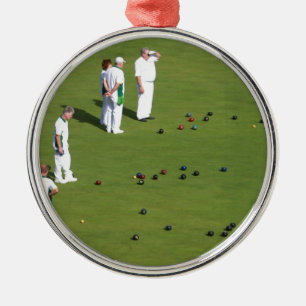 Ornamento De Metal Lawn Bowls Inglaterra