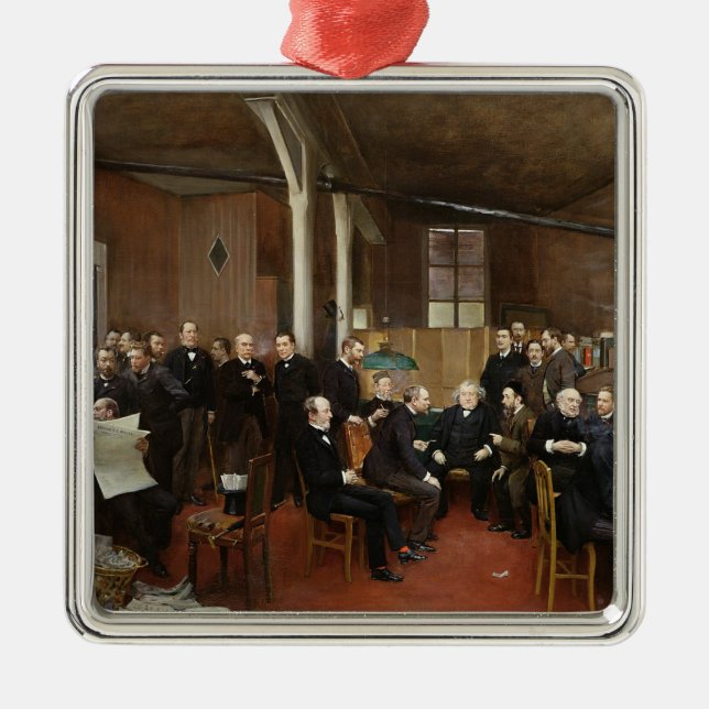 Ornamento De Metal Le Giro DES Debats, 1889 (Frente)