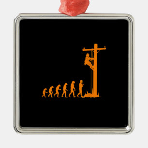 Ornamento De Metal Legal Evolução Única Do Presente Elétrico De L