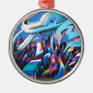 Ornamento De Metal Legal Grafite Wall