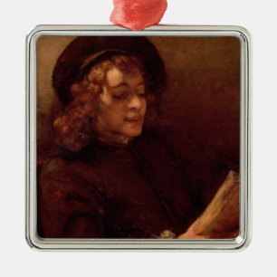 Ornamento De Metal Leitura de Titus, c.1656-57