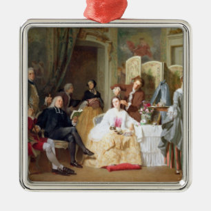 Ornamento De Metal Leitura "Manon Lescaut" de Prevost do Abbe, 1856
