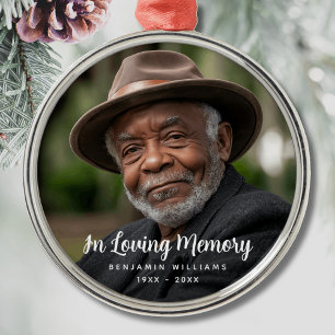 Ornamento De Metal Lembrança do tributo ao memorial fotográfico