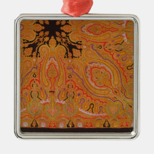 Ornamento De Metal Lenço da caxemira, c.1870-80