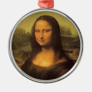 Ornamento De Metal Leonardo Da Vinci' Mona Lisa