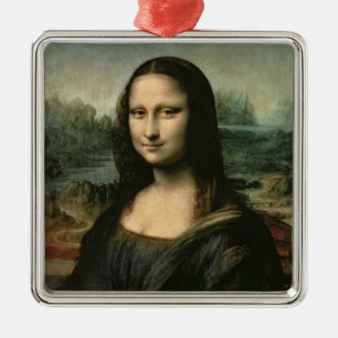 Ornamento De Metal Leonardo Vinci Mona Lisa, c.1503-6