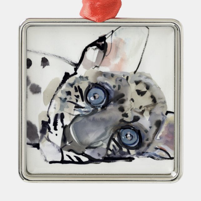 Ornamento De Metal Leopardo árabe 2008 3 (Frente)