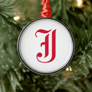 Ornamento De Metal Letra JSU Clássica da Universidade Estadual de Jac