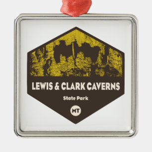 Ornamento De Metal Lewis e Clark Caverns State Park Montana