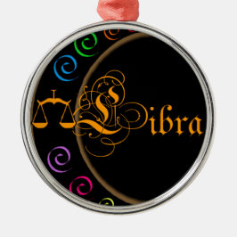 Ornamento De Metal Libra